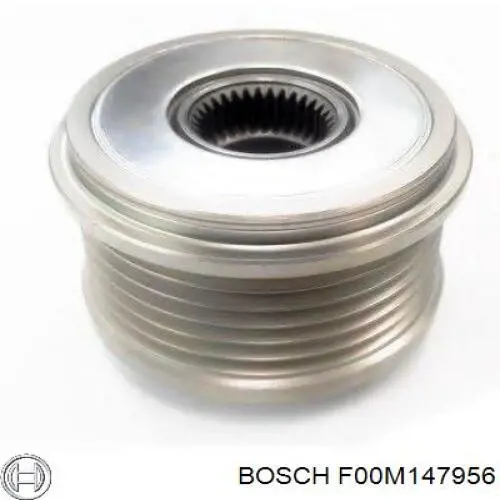 F 00M 147 956 Bosch koło pasowe alternatora