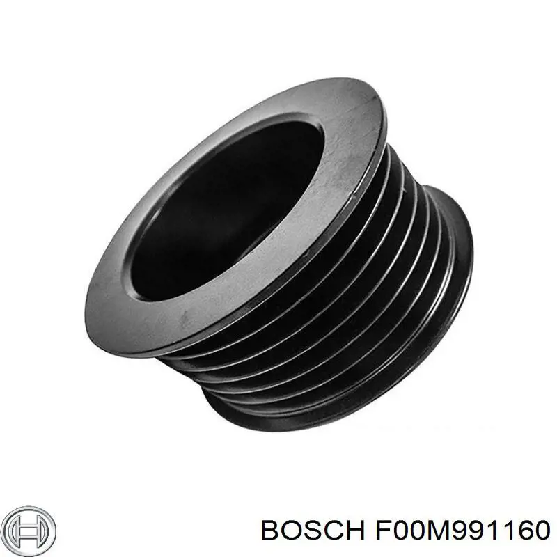 Koło pasowe alternatora 9118145 General Motors