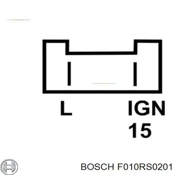 F010RS0201 Bosch Regulator alternatora (przekaźnik ładowania)