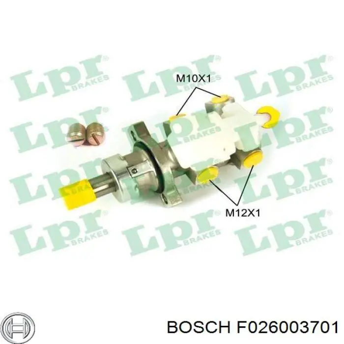 Do koszyka 1134815 Ford Główny cylinder hamulców
