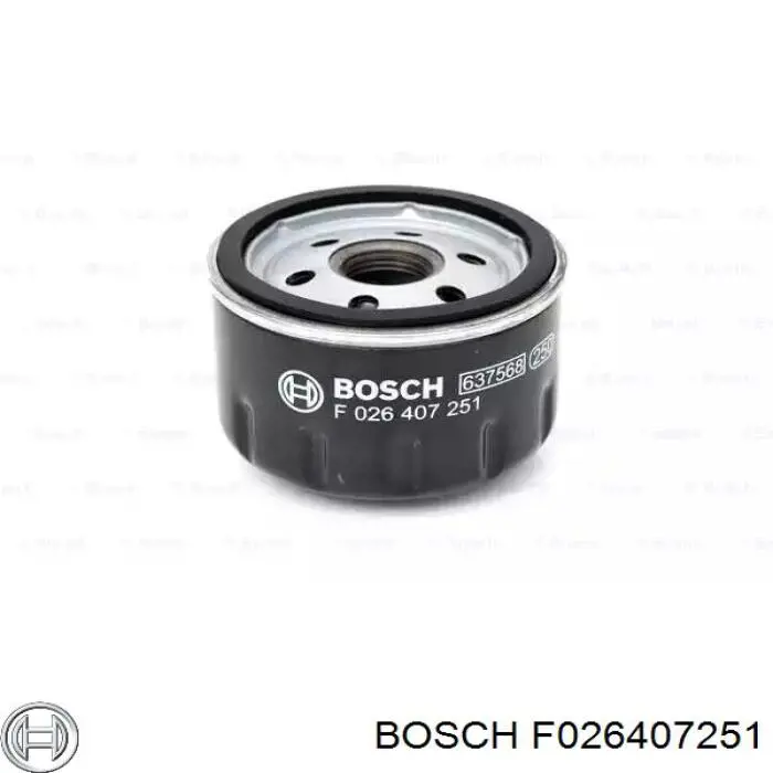 F026407251 Bosch filtr oleju