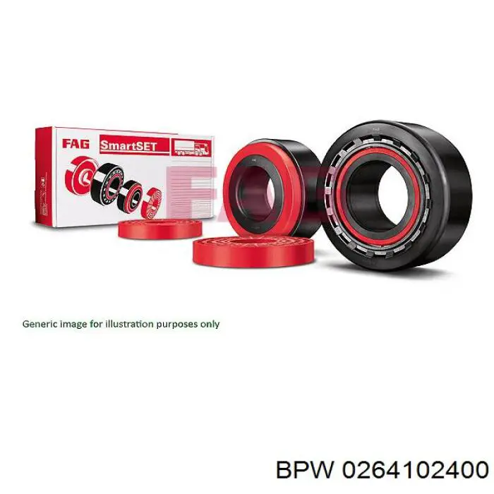 Lożysko piasty tylnej BPW 0264102400 cena, od 46,70 USD
