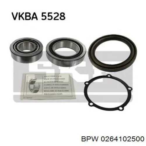 Łożysko piasty przedniej BPW 0264102500