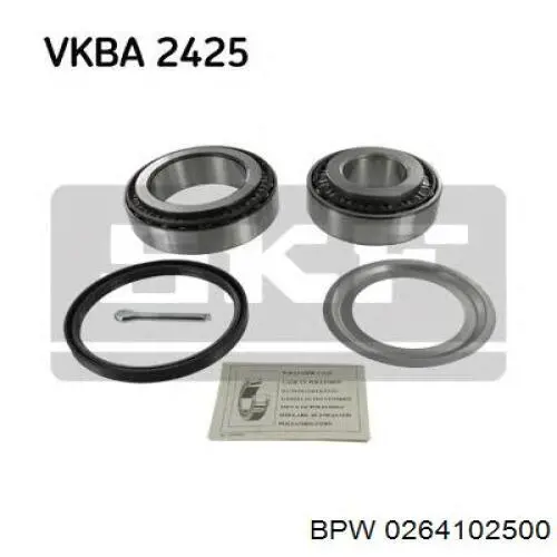 Łożysko piasty przedniej BPW 0264102500 cena, od 42,65 USD