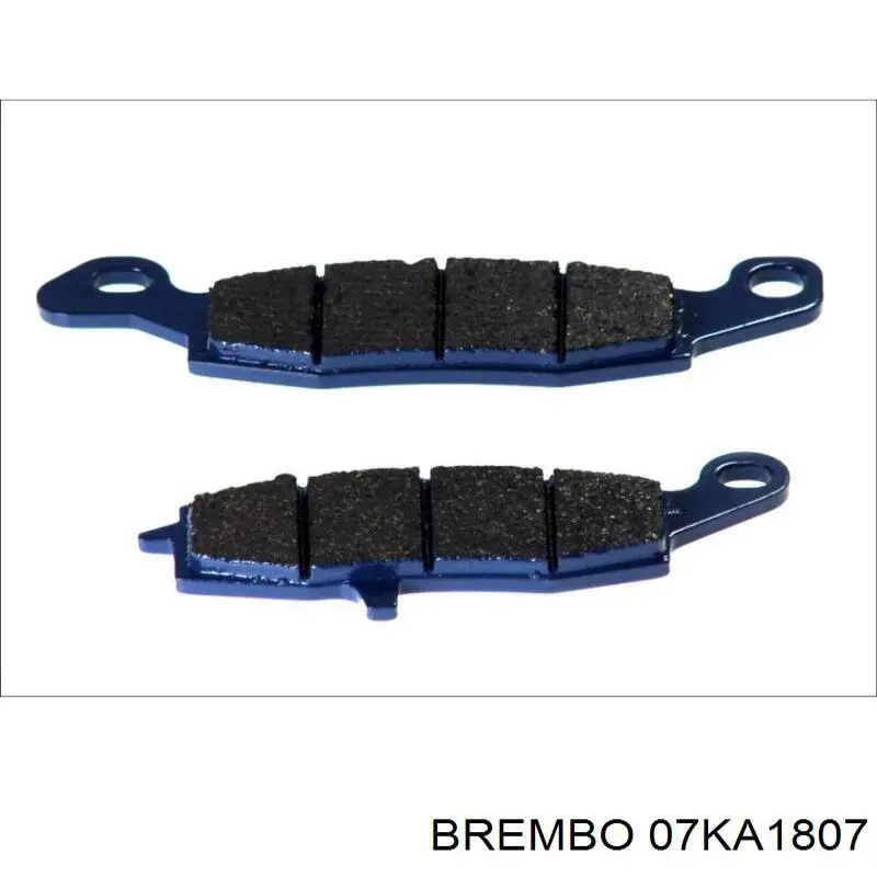 Klocki hamulcowe przednie tarczowe Brembo 07KA1807 cena, od 39,59 USD