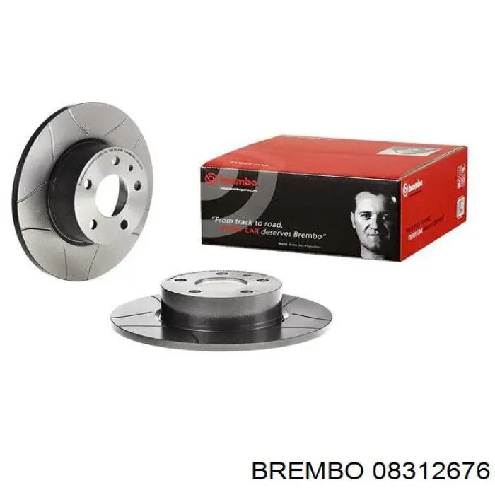 Tarcza hamulcowa tylna Brembo 08312676 cena, od 45,98 USD