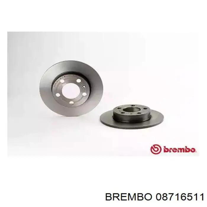 Tarcza hamulcowa tylna Brembo 08716511 cena, od 38,16 USD