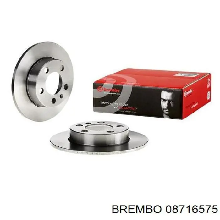 Do koszyka 08716575 Brembo Tarcza hamulcowa tylna