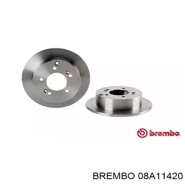 08.A114.20 Brembo tarcza hamulcowa tylna