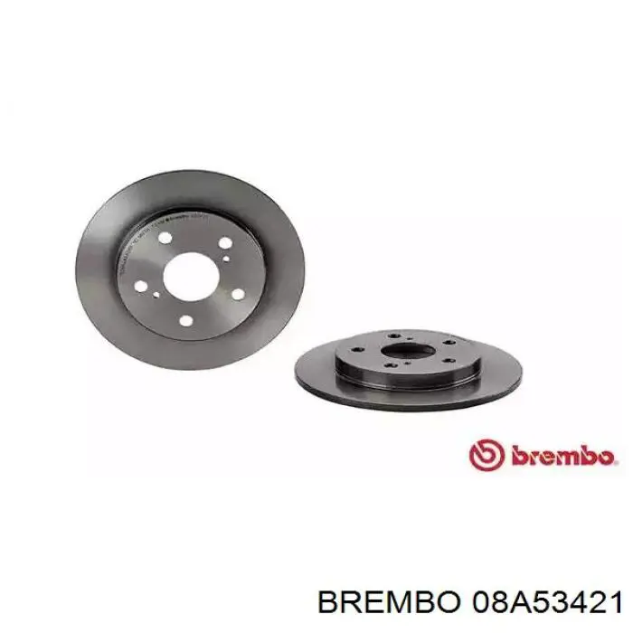 Tarcza hamulcowa tylna Brembo 08A53421 cena, od 34,41 USD