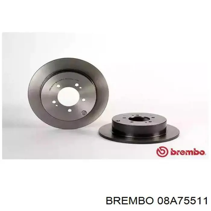 08.A755.11 Brembo tarcza hamulcowa tylna