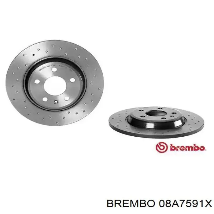 08.A759.1X Brembo tarcza hamulcowa tylna