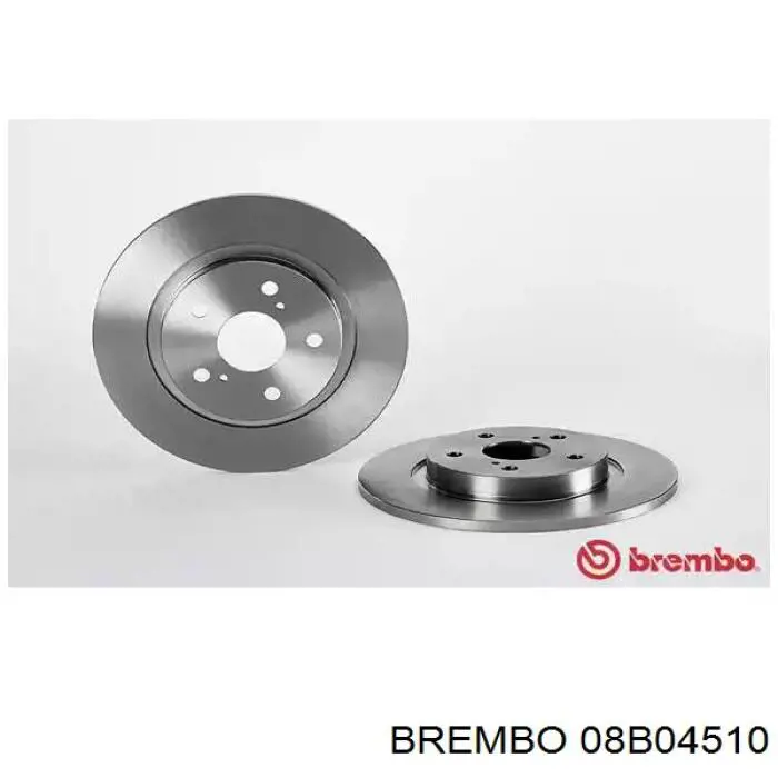 Tarcza hamulcowa tylna Brembo 08B04510 cena, od 37,69 USD
