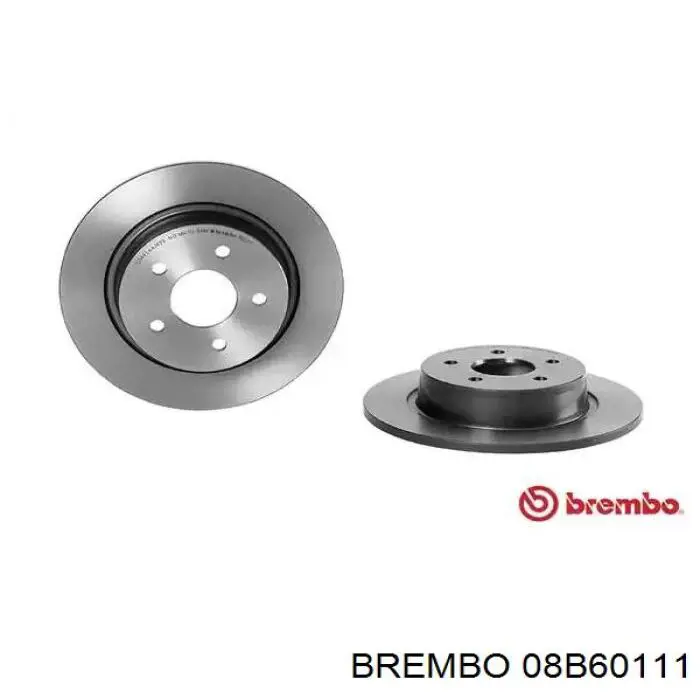 08.B601.11 Brembo tarcza hamulcowa tylna