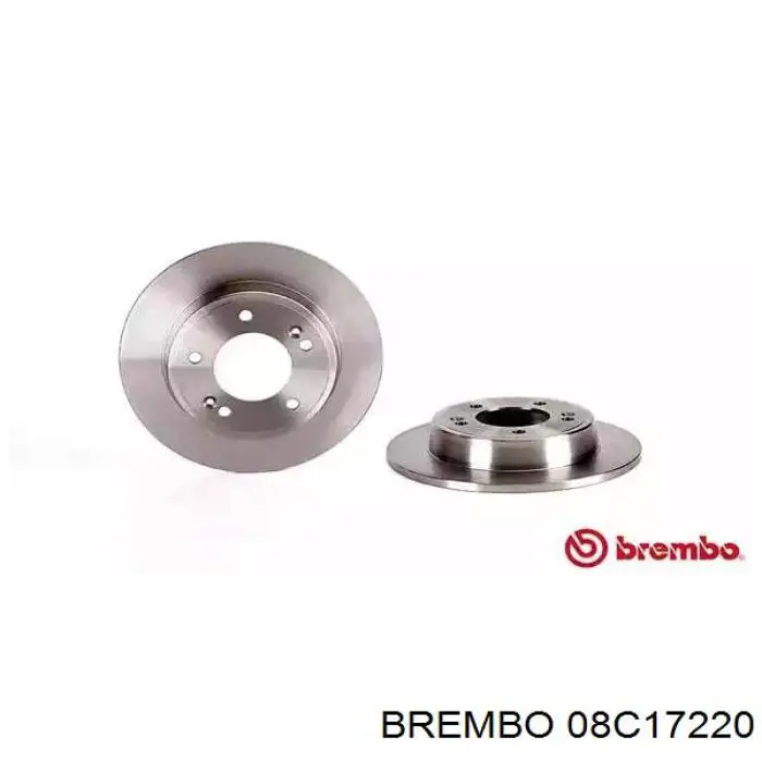 08.C172.20 Brembo tarcza hamulcowa tylna