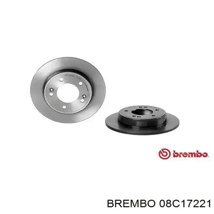 08.C172.21 Brembo tarcza hamulcowa tylna