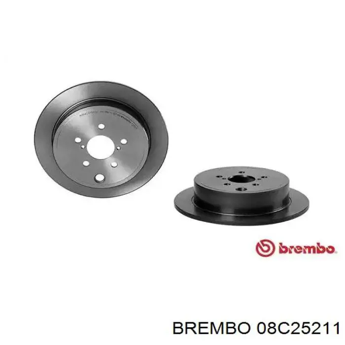 08.C252.11 Brembo tarcza hamulcowa tylna