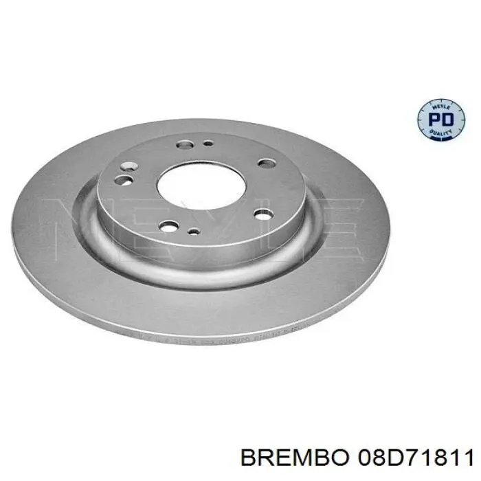 08.D718.11 Brembo tarcza hamulcowa tylna