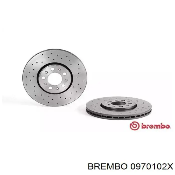 09.7010.2X Brembo tarcza hamulcowa przednia