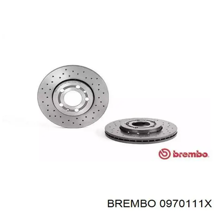 Tarcza hamulcowa przednia Brembo 0970111X cena, od 74,53 USD