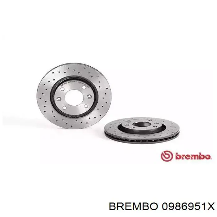 09.8695.1X Brembo tarcza hamulcowa przednia