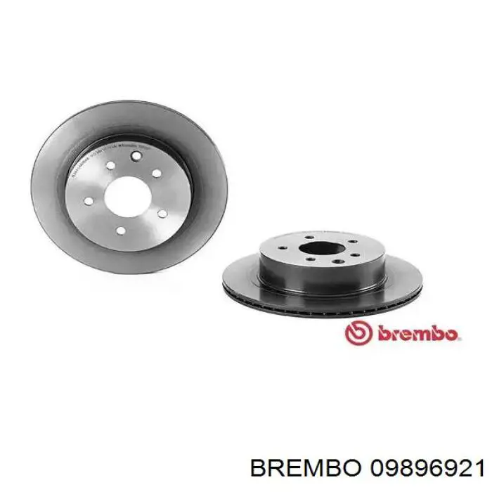 09.8969.21 Brembo tarcza hamulcowa tylna