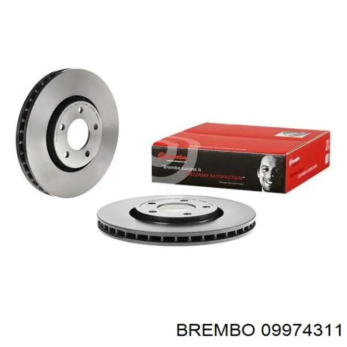 09.9743.11 Brembo tarcza hamulcowa przednia