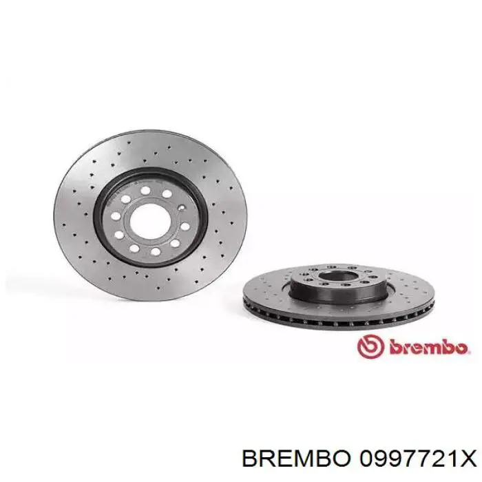 09.9772.1X Brembo tarcza hamulcowa przednia