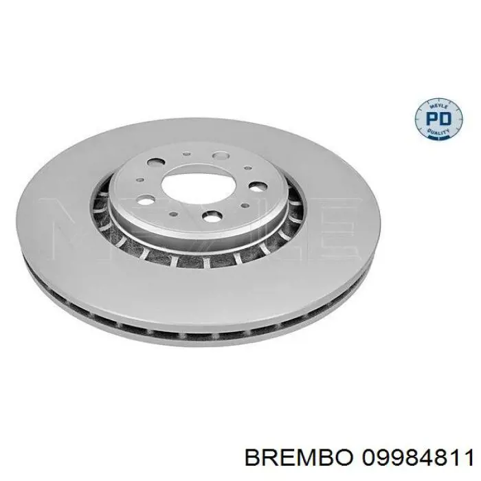 09.9848.11 Brembo tarcza hamulcowa przednia