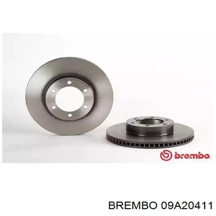 09.A204.11 Brembo tarcza hamulcowa przednia