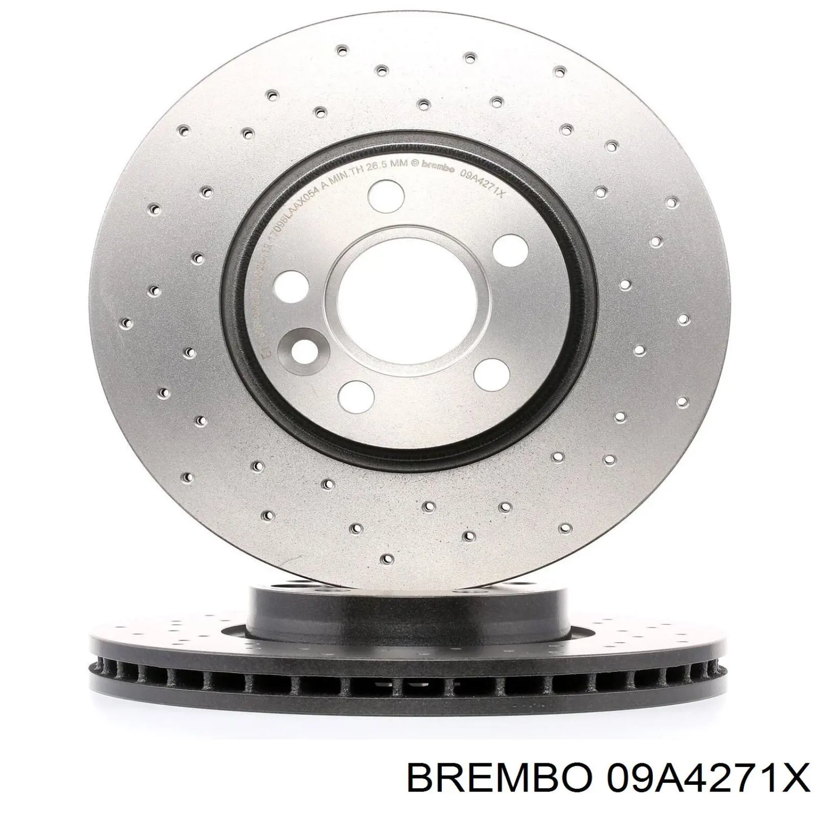 Tarcza hamulcowa przednia Brembo 09A4271X cena, od 75,44 USD