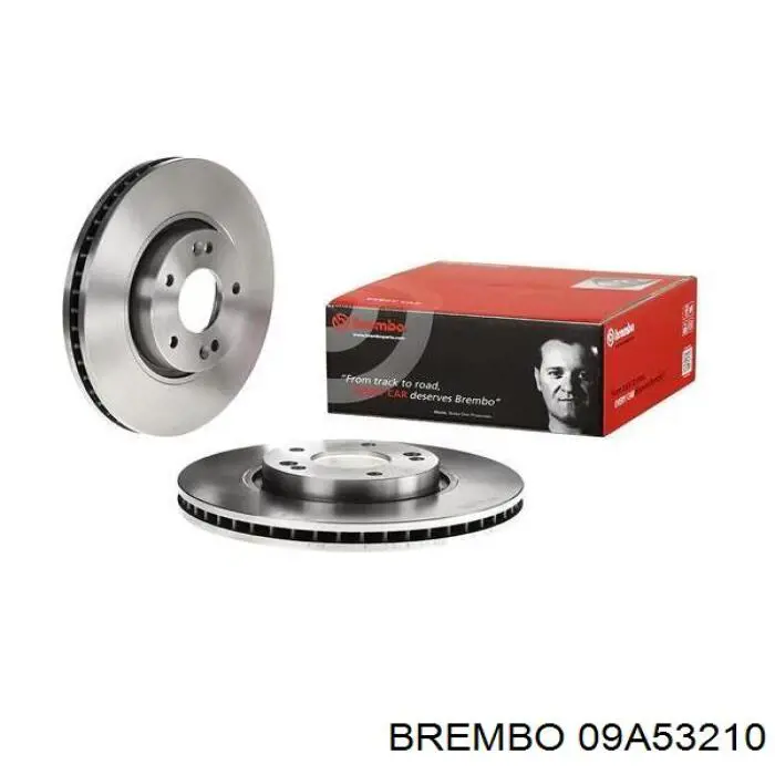 09.A532.10 Brembo tarcza hamulcowa przednia