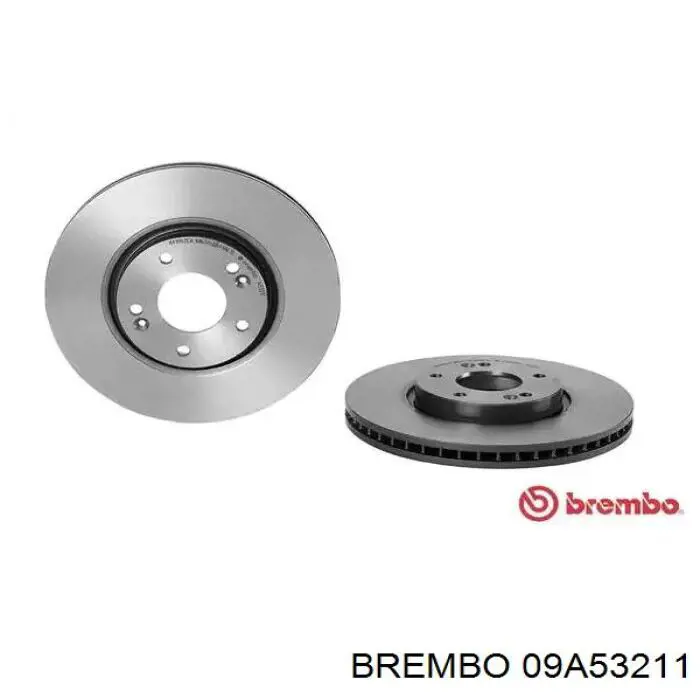 09.A532.11 Brembo tarcza hamulcowa przednia