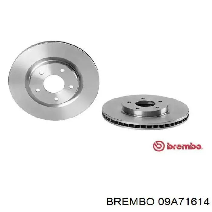 Tarcza hamulcowa przednia Brembo 09A71614 cena, od 52,16 USD