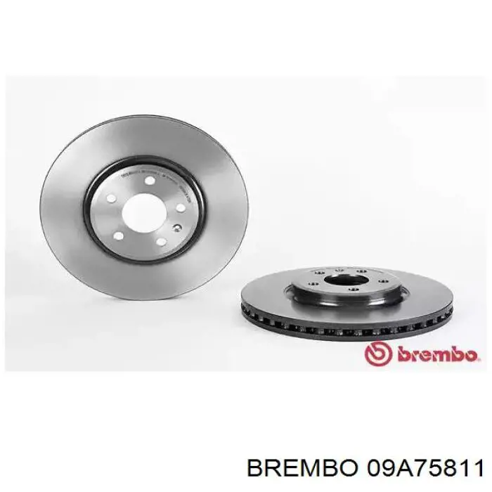 09.A758.11 Brembo tarcza hamulcowa przednia