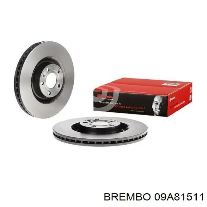 09.A815.11 Brembo tarcza hamulcowa przednia