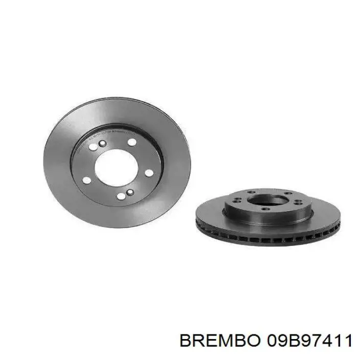 09.B974.11 Brembo tarcza hamulcowa przednia