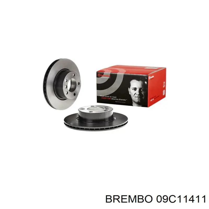 09.C114.11 Brembo tarcza hamulcowa przednia