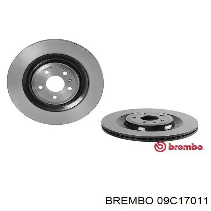 09C17011 Brembo tarcza hamulcowa tylna