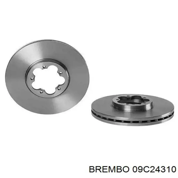 Tarcza hamulcowa przednia Brembo 09C24310 cena, od 80,71 USD