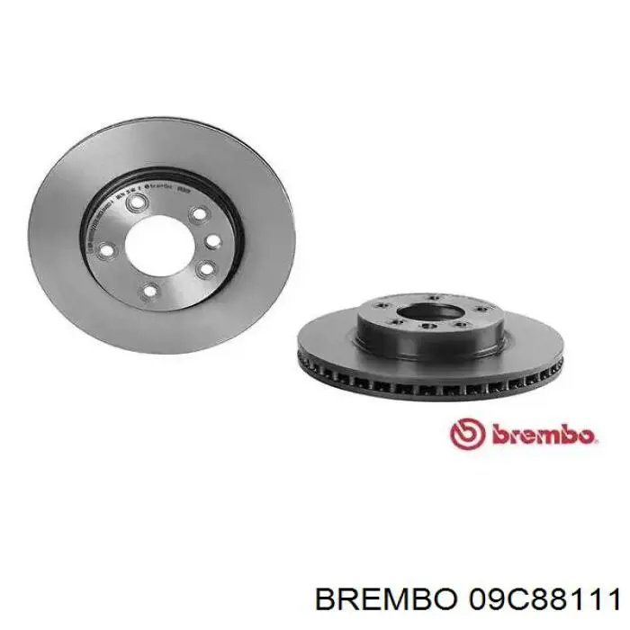 09.C881.11 Brembo tarcza hamulcowa przednia