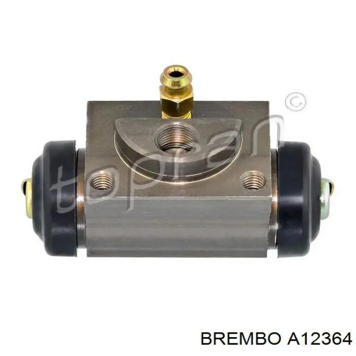 Do koszyka A12364 Brembo Cylinder hamulcowy roboczy tylny
