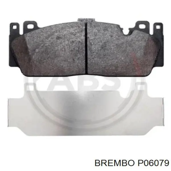 P06079 Brembo klocki hamulcowe przednie tarczowe