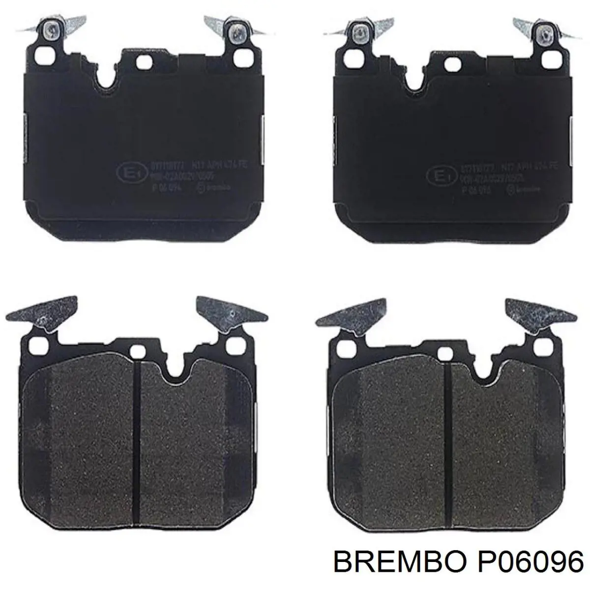 Klocki hamulcowe przednie tarczowe Brembo P06096 cena, od 55,43 USD