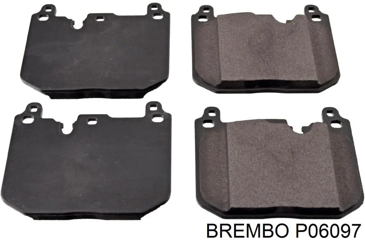 Klocki hamulcowe przednie tarczowe Brembo P06097 cena, od 55,83 USD