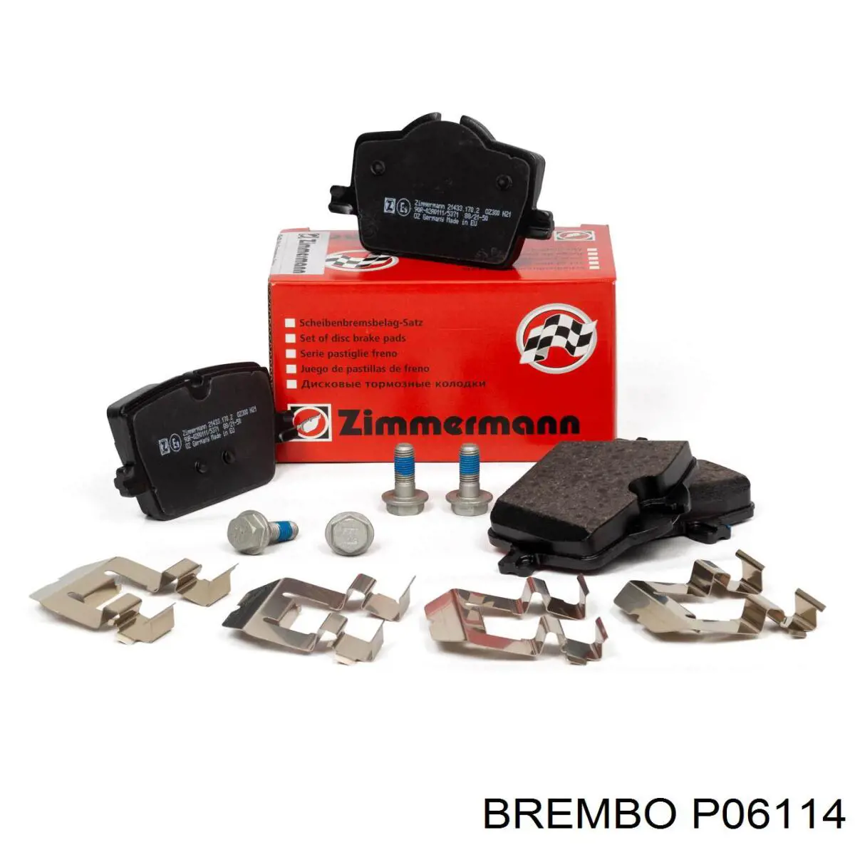 Okładziny (klocki) do hamulców tarczowych tylne Brembo P06114 cena, od 46,64 USD