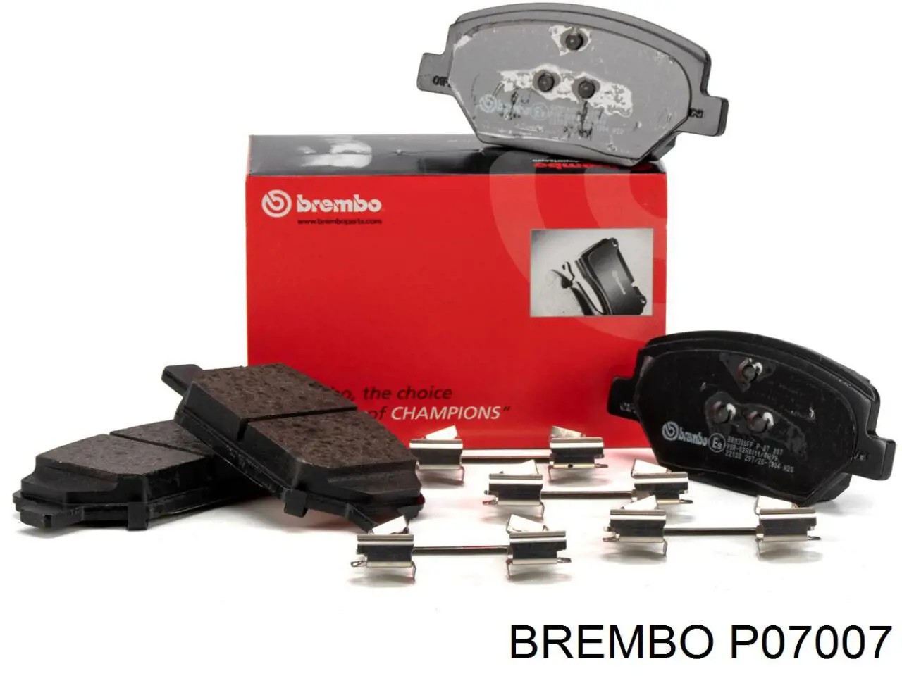 Klocki hamulcowe przednie tarczowe Brembo P07007 cena, od 47,22 USD