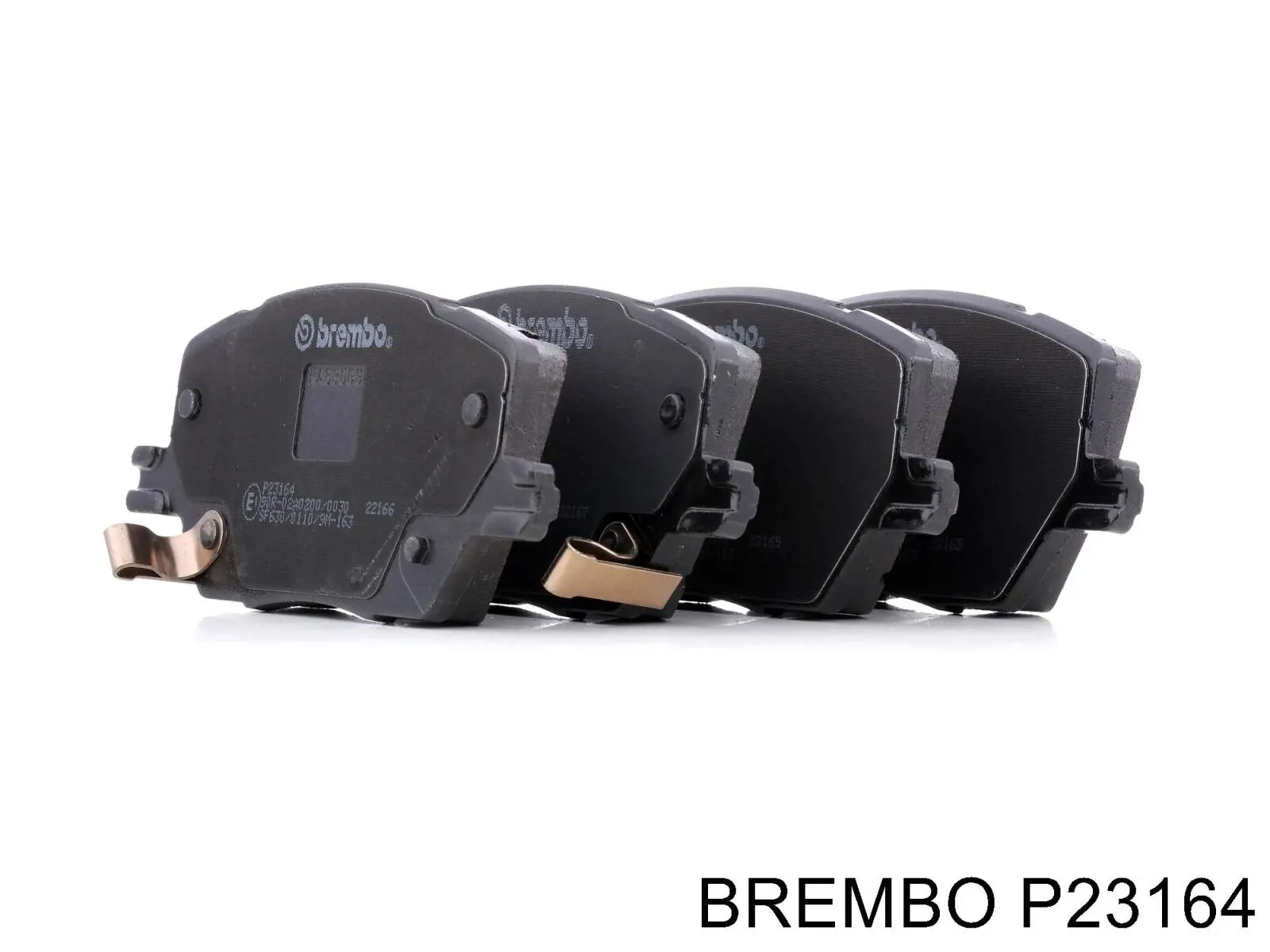 Klocki hamulcowe przednie tarczowe Brembo P23164 cena, od 40,96 USD