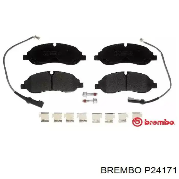 Klocki hamulcowe przednie tarczowe Brembo P24171 cena, od 41,24 USD