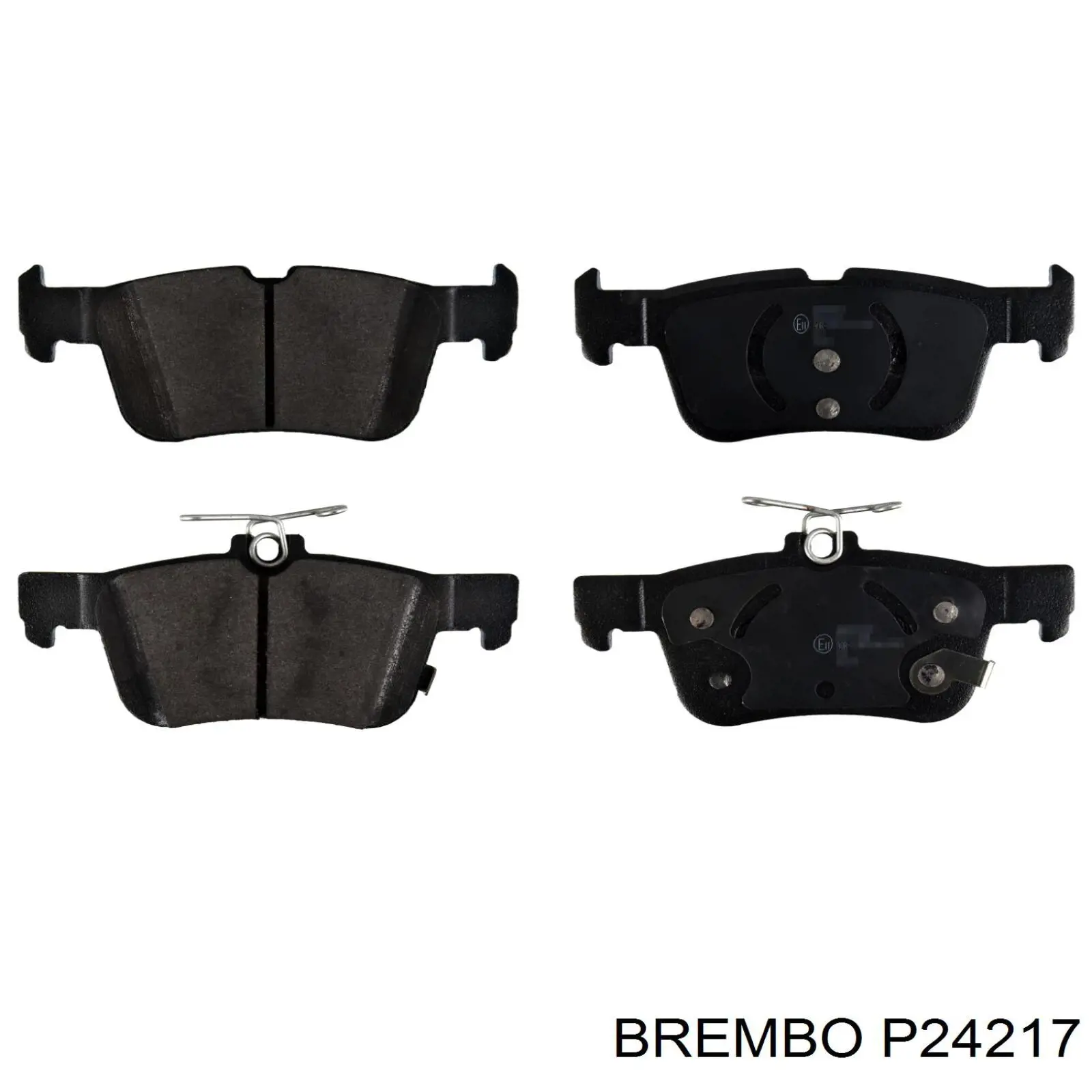 Okładziny (klocki) do hamulców tarczowych tylne Brembo P24217 cena, od 26,64 USD